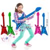 Max Fun Inflatable Rock Star Toy Set, 30 PCS 80s 90s Party Decorations Inflatable Party Props Musical Instrument Blow up Guitar Inflate Rock Band for Carnival Party Favors Rock and Roll Party Supplies
