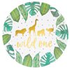 144 Piece Wild One Party Supplies for First Birthday Decorations with Safari Plates, Napkins, Cups, and Cutlery (Serves 24)