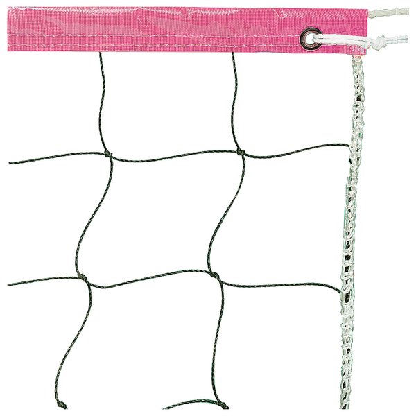 Champion Sports Vinyl Volleyball Nets, Neon Pink, 32 x 3-Feet