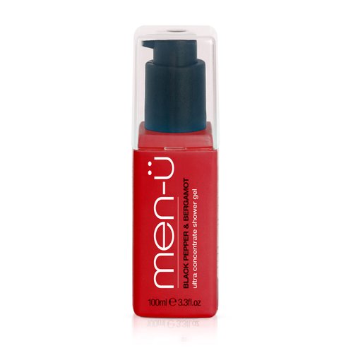 men-ü Black Pepper & Bergmaot Ultra Concentrate Shower Gel (3.3 fl oz)