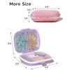 MEACOLIA 3 Pack 8 Compartments Travel Pill Organizer, Daily Pill Case Small Pill Box for Pocket Purse, Portable Pill Container Medicine Vitamin Organizer (Purple, Green, Pink)