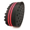 Twist Hair Sponge Set, Twist Hair Sponge Brush Metal Hair Pick Comb Hair Twister Tool for Afro Women Men Black (Type E)
