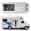 Mini Toy Camper RV Motorhome Toys for Boys Pull Back Diecast Model Car Recreational Vehicle Adventure with Furniture Roof and Side Door Open Children’s Vehicles Age 4 5 6 Kids Birthday Gifts, White