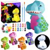 Loccmat Paint Your Own Dinosaur Lamp, Painting Kit Art Supplies Arts and Crafts, Night Light Dinosaur Toys for Girls Boys Birthday Gifts