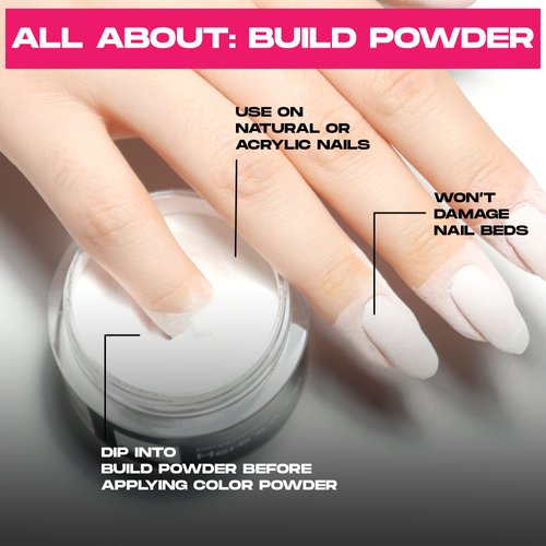 Nailboo PREMIUM Nail Dip Powder, Long-Lasting Dip Nails, Use With Nailboo Essential Liquids & Color Powder, Clear, 0.5 oz (1 Pack)