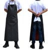 Surblue Waterproof Apron Chemical Resistant Work Safe Clothes (black)