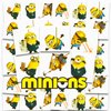 Minions Tattoos Party Favors Bundle ~ 72 Perforated Individual 2" x 2" Despicable Me Temporary Tattoos for Kids Boys Girls (Minions Party Supplies)