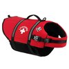 Paws Aboard Dog Life Jacket - Keep Your Canine Safe with a Neoprene Life Vest - Designer Life Jackets - Perfect for Swimming and Boating - Red, Small
