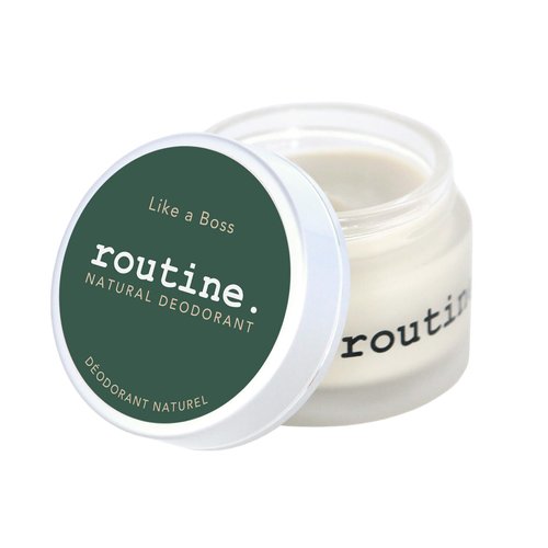 Routine Natural Deodorant Like A Boss Deo Jar | 2 Fluid Oz. Natural Deodorant | Aluminum Free Natural Deodorant For Women & Men (Cream Jar Formula)