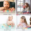26pcs Suction Cup Letters Toys, Washable Alphabet Educational Toys Learning Spelling Games Educational Bath Toys Kids Interactive Toys Alphabet Learning Toys for Toddlers