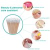 500 Pcs 6" Long Cotton Swabs with Wooden Sticks - Lint Free Gun Cleaning Swabs - Cotton Tipped Applicator for Makeup, Gun Cleaning & Lubricating, Pet Care, Hard-to-Reach Area Cleaning Tools