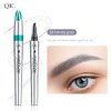 Eyebrow Pencil Eyebrow Microblading Pen - Eye Makeup Eyebrow Pen Micro 4 Point Brow Pen Lift & Snatch Eyebrow Microblading Pen Long-Lasting Waterproof Natural Eyebrow Hair (05 Grey)