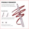 lip liner pencils, Modern Classic Lip Liner, Lip Liner Pigmented Vegan Matte, Lasting Finish Lip Liner, Luxurious Creamy Long Lasting Lip Liner, Prevents Feathering and Fading (02#Cherry Red, 1)