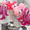 HOUSE OF PARTY Cowgirl Boot Balloons 6 Pcs - 30 Inch Pink Boot Foil Balloon for Last Rodeo Bachelorette Party Decorations, Cowgirl Balloons for Western Themed Birthday Party Decorations Supplies