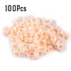 Ruiqas Tattoo Ink Ring Cup 100pcs, Silicone Eyebrow Nail Art Pigments Rings Holder Container Tool