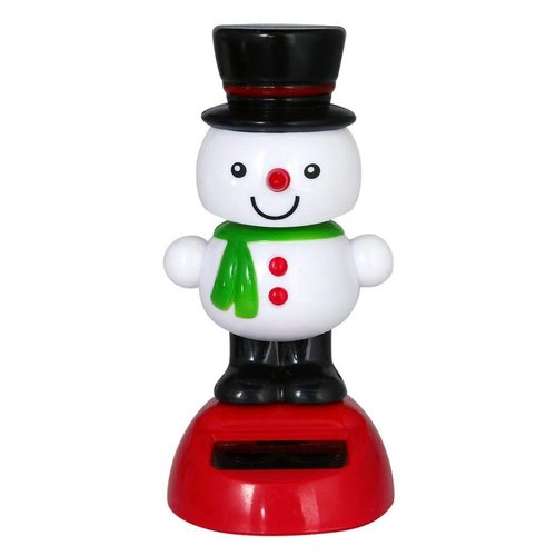 Solar Dancing Toy Christmas Theme Figure Bobble Head Toy Dancing Swinging Animated Bobble Dancer Toy for Party Ornament, Home Desk Decoration - #2
