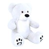WOWMAX Cuddly Teddy Bear Stuffed Plush Animals Daney Teddy Bear Toy Doll for Birthday Valentine's Day Ivory 10 Inches