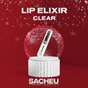 Sacheu Lip Elixir Nourishing Lip Glaze and Lip Tint Gloss. High-Shine Lip Gloss. Moisturizing Lip Gloss Enriched with Lip Oils For Hydrating Smooth Finish, Cruelty-Free (Clear)