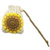 Hug & Love Handmade Crochet Finished Sunflower Soap Bags, Natural Cotton Soap Savers for Bar Soap, Foaming and Drying The Soap