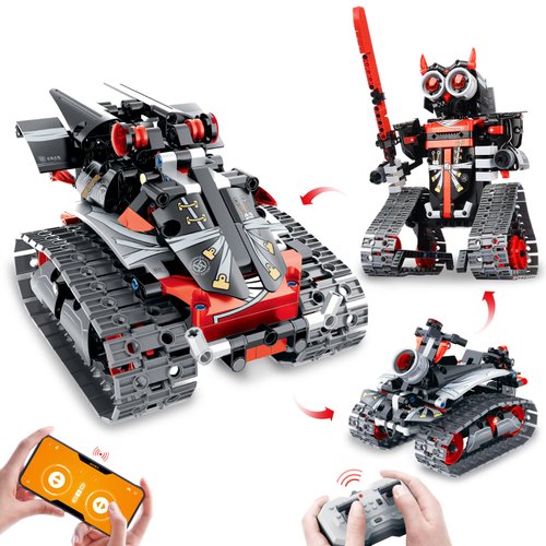 BEMITON Robot Building Toys STEM Projects for Kids Ages 6-10 8-12 and up, 3 in 1 Remote Control Car Coding Set, Educational Robotics Science Kit, Birthday for Teen Boys Girls