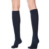 Truform Compression Socks, 10-20 mmHg, Ladies Gym Socks, Knee High Over Calf Length, Navy, Small