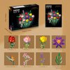 CUBIMANA Flowers Bouquet Building Set - Rose Flower Botanical Building Blocks Toy, Valentines Mothers Day Birthdays Gifts, Artificial Flowers Home Office Decor, Gifts for Adults Kids Girls Ages 8+