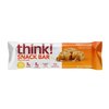 think! Protein Bars with Chicory Root for Fiber, Digestive Support, Gluten Free with Whey Protein Isolate, Salted Caramel, Snack Bars Without Artificial Sweeteners, 1.4 Oz (10 Count)