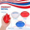 Zhanmai 12 Pack Mini Foam Football Sports Stress Ball Bulk for Kids 3.5 x 2.3 Inches Party Favor Supplies Decorations Small Soft Football Stress Relief Toy for School Carnival Reward