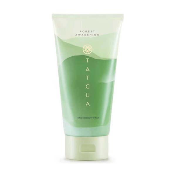 Tatcha Forest Awakening Hinoki Body Wash | Soft Exfoliating Scrub, 200 ml | 6.8 fl oz