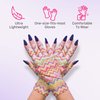 ManiGlovz - The Original UPF 50+ UV Light Protective Nail Gloves | Gel Manicure Gloves and Anti UV Fingerless Gloves for Women | Can be Used as Sun Protection Gloves for Driving | Lipstick and Lashes