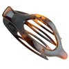 Parcelona France Wide Beak Celluloid Tortoise Shell Side Slide-in Claw Hair Clip Clamp Clutcher (Shell)