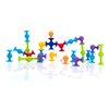 Fat Brain Toys Squigz Starter Set, 24 Piece Suction Toys, Suction Bath Toys, Sensory Toys for Kids 3 and Up