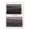 Lash Clusters DIY Eyelash Extensions 154 Clusters Lashes D Curl 0.07 Natural Individual Lash Extensions Mixed Tray False Eyelashes Soft & Strong Thin Band DIY at Home (F20+F21-0.07D, 8-16mm)