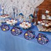 24 Guests Space Theme Party Supplies Outer Space Birthday Party Decorations Galaxy Party Tableware Set Planet Solar System Dessert Plates Napkins Forks for Kids Boys Party Favors 96 Pcs