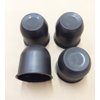 4 Black Trailer Wheel Hub Center Cap 4.25" Diameter Travel Trailer, Camper RV by Automotive Authority