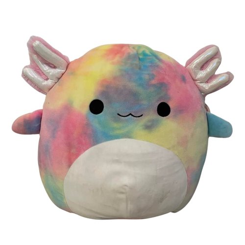 Squishmallows Official Kellytoy 12 Inch Soft Plush Squishy Toy Animals (Tinley Rainbow Axolotl)