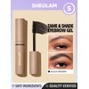 SHEGLAM Waterproof Eyebrow Cream Gel Long Lasting Highly Pigmented Shaping Filling Eye Brow Balm With Small Brush - Black Brown