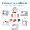 ShinyStitch 42-Spool（40PCS + 2PCS Gift） Embroidery Machine Thread, 500M (550Y) Each Polyester Thread for Sewing & Embroidery, Embroidery Floss Compatible with Home Embroidery Sewing Machines
