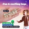 Glow in The Dark Alien Figurines for Kids - 50 Pcs Small Halloween Party Favors - Goodie Bag Fillers - Pinata Stuffers - Halloween Toys - Bulk Gifts for Kids - Vending Machine Toy - Easter Toys