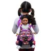 THE QUEEN'S TREASURES Doll Accessory,Purple Baby Doll Backpack Carrier and Doll Sleeping Bag, Compatible for use with 15 and 18 Inch American Girl Dolls. Doll NOT Included