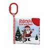 Christmas Soft, Crinkle Activity Book with Rubber Teether and Travel Strap, Rudolph The Red Nosed Reindeer (5 inch Square)