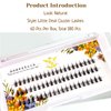 CB 3 Trays Cluster Eyelash, DIY Individual Extensions At Home, Eyelash Clusters False Eyelashes, Volume Eyelash Extensions, C Curl, Little-Devil, 180 Pcs In 3 Trays, 9-10-11mm Mixed