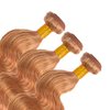 28 28 28 Inch Highlight Honey Blonde Body Wave Human Hair Bundles Unprocessed Brazilian Virgin Weave Human Hair Extensions 2 Tone Honey Blonde Mixed With Light Brown Body Wave Bundles