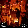 Cbebew 38Ft Halloween Pathway Lights, C9 Flickering Flame String Lights with Stakes, Waterproof Patio String Lights with 25 Flicker Light Bulbs for Lawn Garden Walkway Party Halloween Decoration