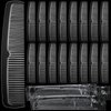 Lallisa 100 Pcs Individually Wrapped Combs Disposable Comb Bulk Combs Hair Cutting Combs Fine Tooth Comb Pocket Barber Combs for Women Men Family Hotel Travel Homeless(Transparent)