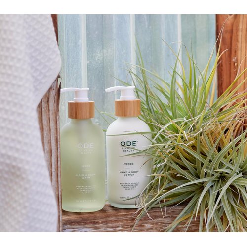 McEvoy Ranch Unscented Hand & Body Lotion (2-pack) by ODE Olive Oil Beauty, Organic EVOO, Everyday Hydration, California Made