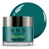 SNS Nail Dip Powder, Gelous Color Dipping Powder - Jazzy Blues (Blue/Teal, Shimmer) - Long-Lasting Dip Nail Color Lasts 14 Days - Low-Odor & No UV Lamp Required - 1 OZ