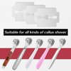 120 Pieces Callus Shaver Replacement Blades Corn Plane Blades Stainless Steel Blades Foot Care Tool for Removing Callus