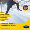 Dr. Scholl's Compression Knee Sleeve with Massaging Gel, Breathable Fabric, Shock-Absorbing Knee Compression Sleeve, Built-in Gel Padding & Support (Size S/M)