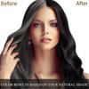 cosmpro Black Hair Dye Shampoo 3 in 1 for Gray Coverage for Women/Men Instant Hair Color Shampoo Natural Herbal Semi Permanent Champu Para Canas